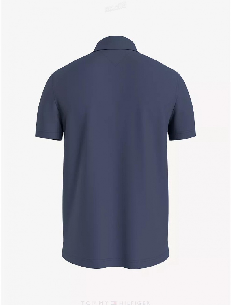 Tommy Hilfiger Regular Fit Tommy Polo Polos Bank Blue | 6702-MBAOU