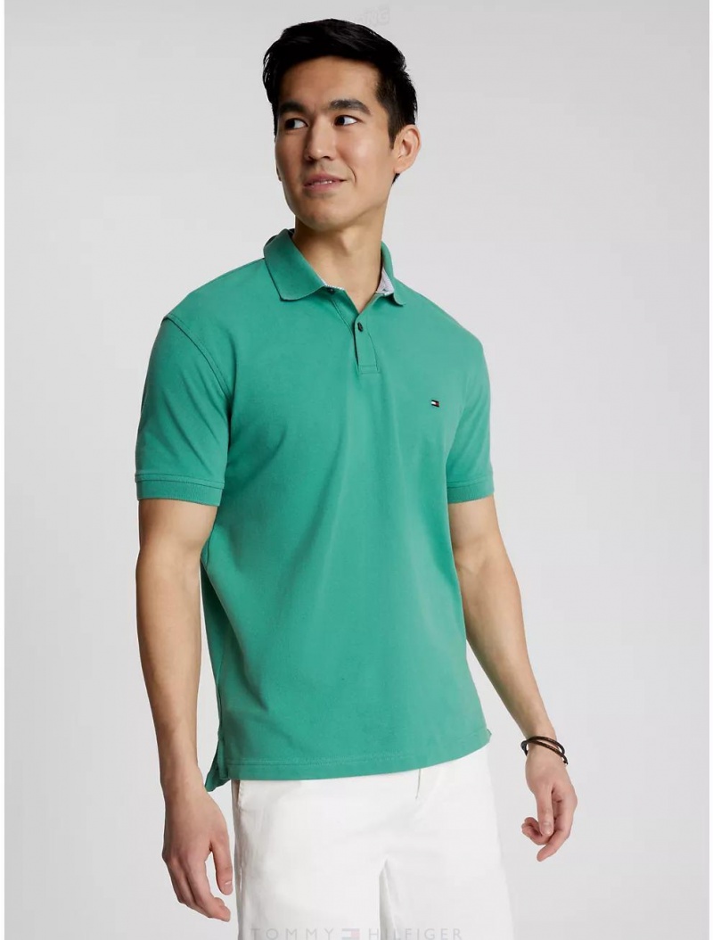 Tommy Hilfiger Regular Fit Tommy Polo Polos English Garden | 9543-NAKRJ