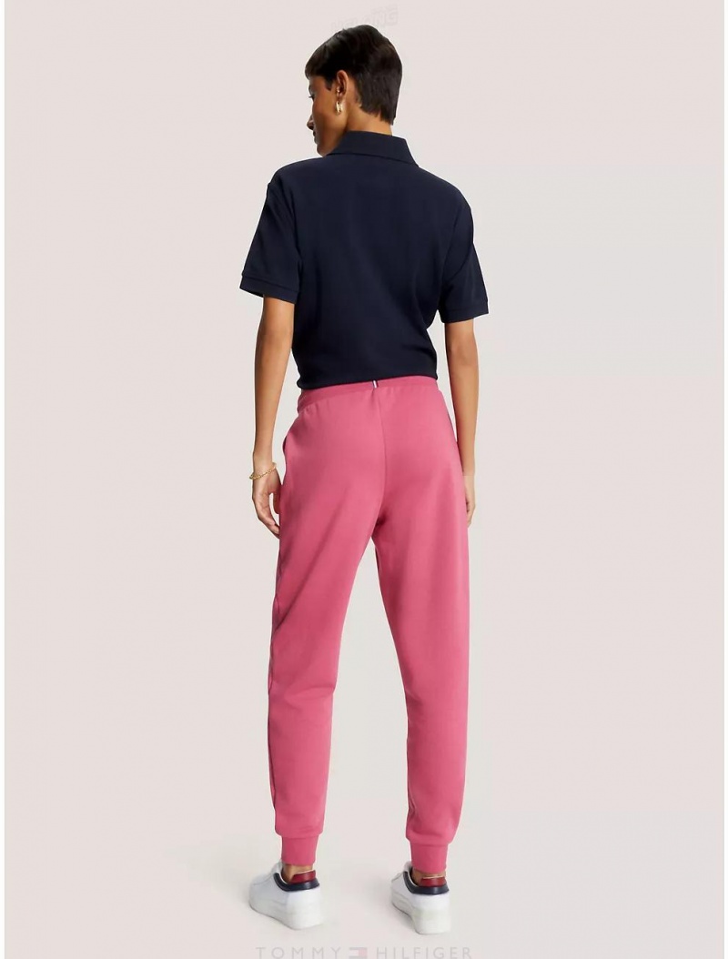 Tommy Hilfiger Relaxed Fit Solid Sweatpant Pants & Shorts Florida Coral | 8602-BNVDC