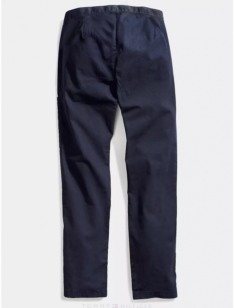 Tommy Hilfiger Seated Fit Classic Chino Bottoms Sky Captain | 7135-BSKYX