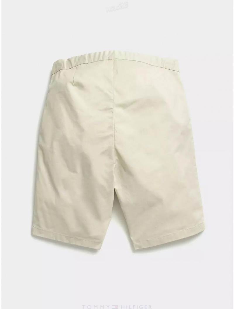 Tommy Hilfiger Seated Fit Classic Short Bottoms Sand Khaki | 4763-RQUZP