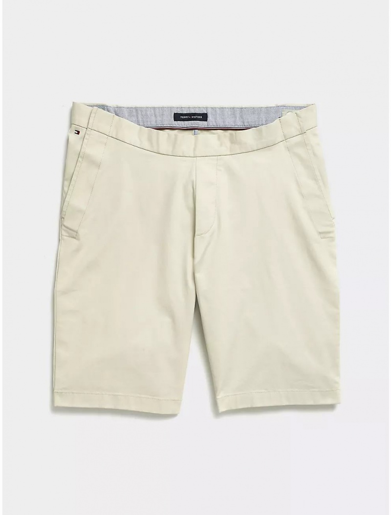 Tommy Hilfiger Seated Fit Classic Short Bottoms Sand Khaki | 4763-RQUZP