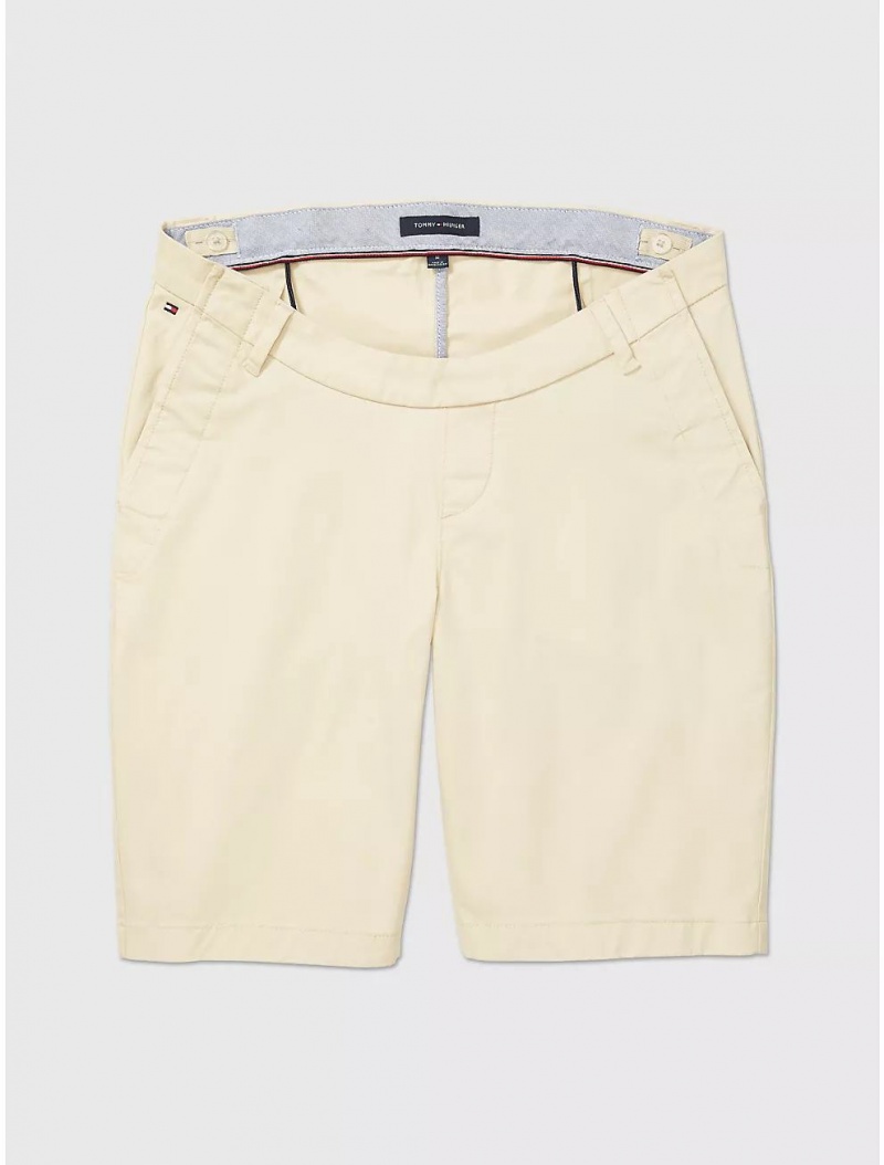 Tommy Hilfiger Seated Fit Classic Short Bottoms Sand Khaki | 3469-AHYZU