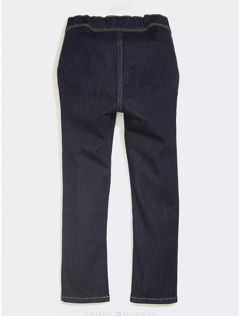 Tommy Hilfiger Seated Fit Slim Straight Jean Bottoms Canyon Lake | 2710-FDGEB