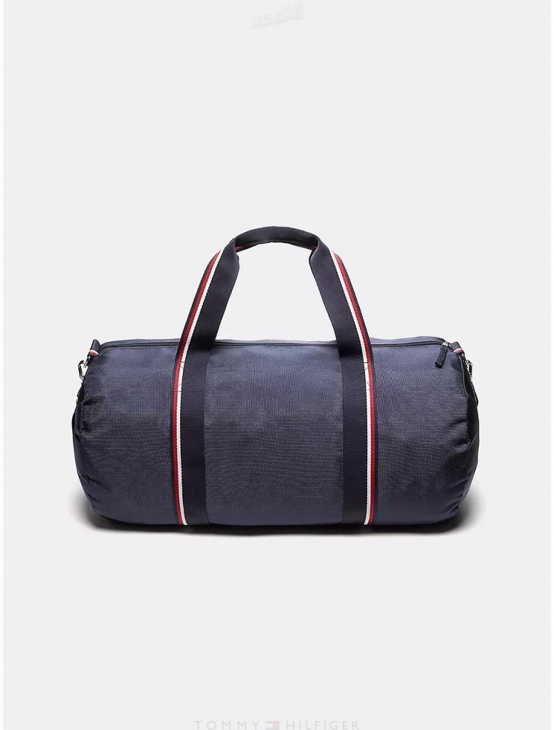 Tommy Hilfiger Signature Duffle Bag Bags Sky Captain | 2386-FYSXQ