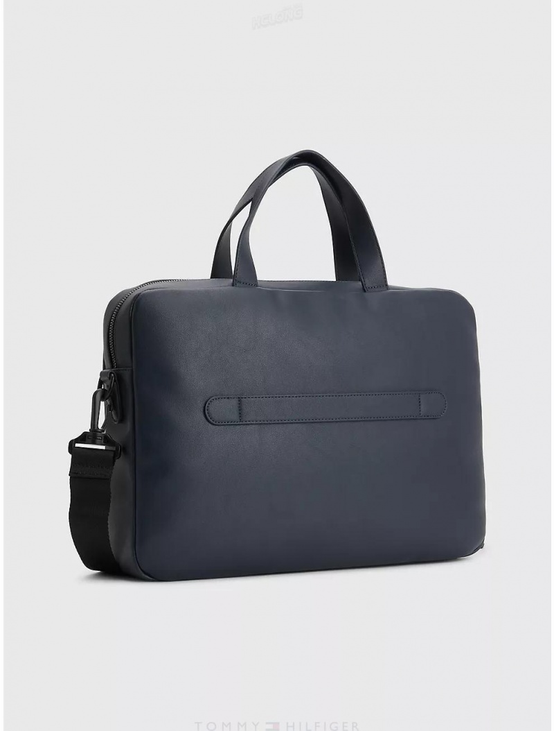 Tommy Hilfiger Signature Slim Computer Bag Bags Space Blue | 1902-SQUDM