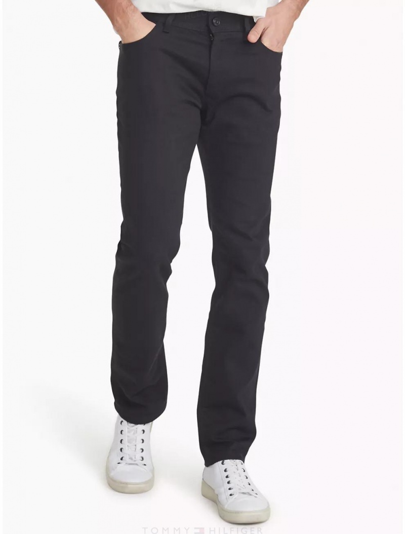 Tommy Hilfiger Slim Fit Essential Black Jean Jeans Black Denim | 6459-IMHQZ