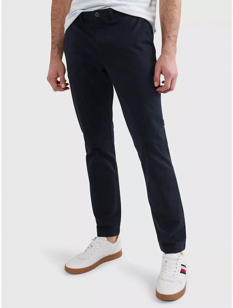 Tommy Hilfiger Slim Fit Flex Tommy Chino Pants & Shorts Desert Sky | 0253-JCRSD