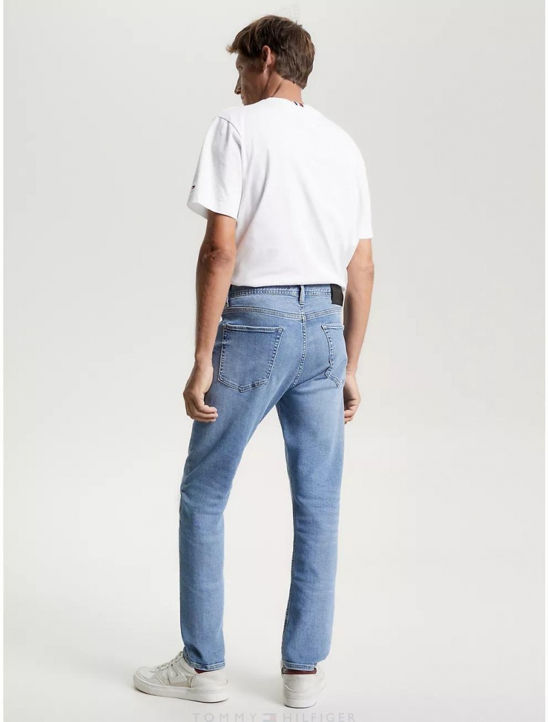 Tommy Hilfiger Slim Fit THFlex Luxury Light Wash Jean Jeans Steven Blue | 9263-IMVYR