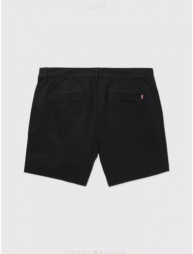 Tommy Hilfiger Solid Short Bottoms Dark Sable | 9370-RJFBH