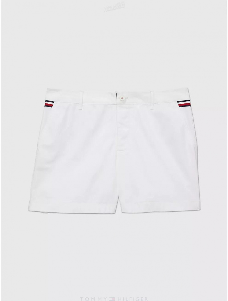 Tommy Hilfiger Solid Short Bottoms Optic White TH | 0485-IRWNE