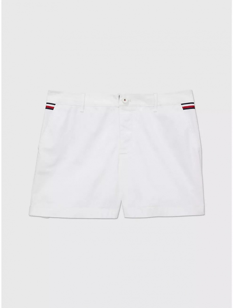 Tommy Hilfiger Solid Short Bottoms Optic White TH | 0485-IRWNE