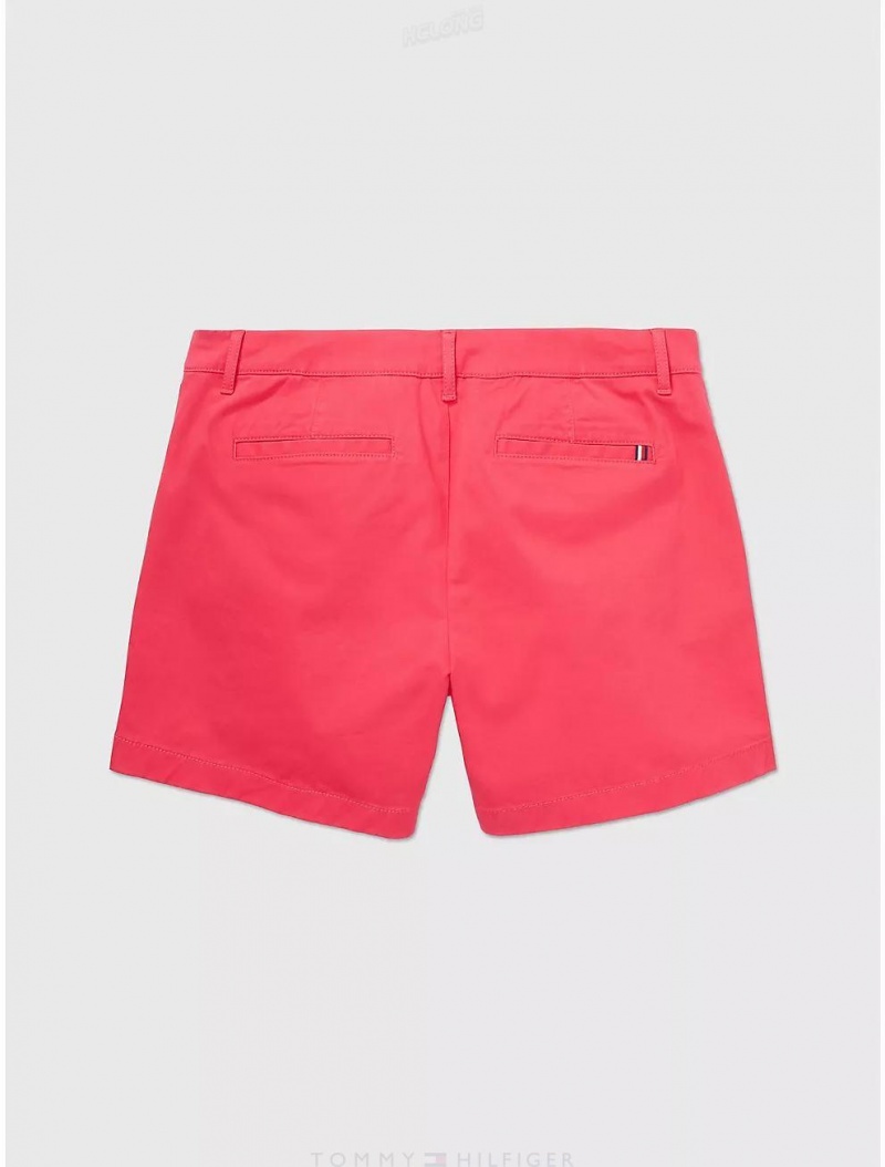 Tommy Hilfiger Solid Short Bottoms Pink Splendor | 3657-WLEBH