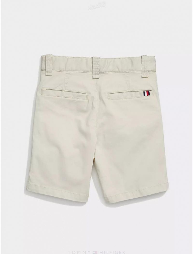 Tommy Hilfiger Solid Short Bottoms Sand Khaki | 1967-PXTVD