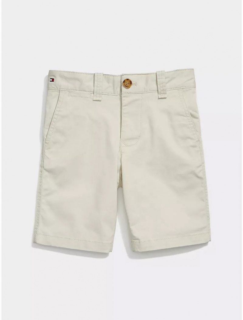 Tommy Hilfiger Solid Short Bottoms Sand Khaki | 1967-PXTVD