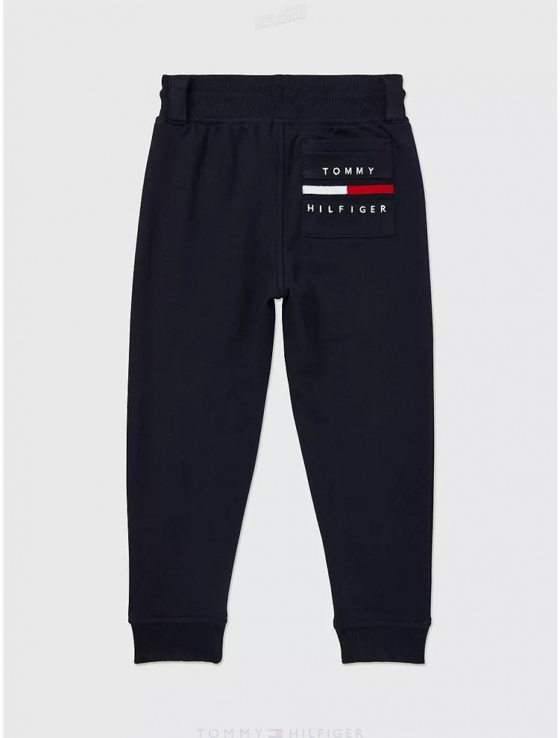 Tommy Hilfiger Solid Sweatpant Bottoms Desert Sky | 5803-TYBAU