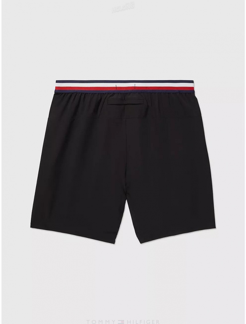 Tommy Hilfiger Solid Training Short Bottoms Dark Sable | 3840-SQPNG