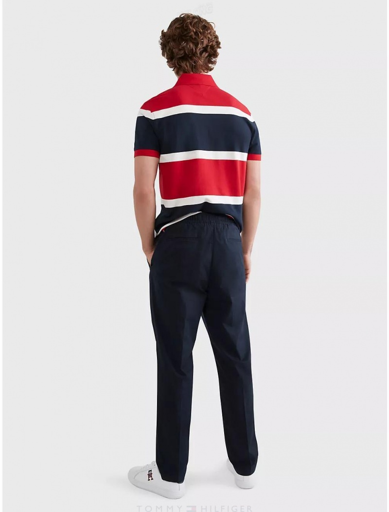 Tommy Hilfiger Solid Twill Drawstring Pant Pants Desert Sky | 2069-ELPWF