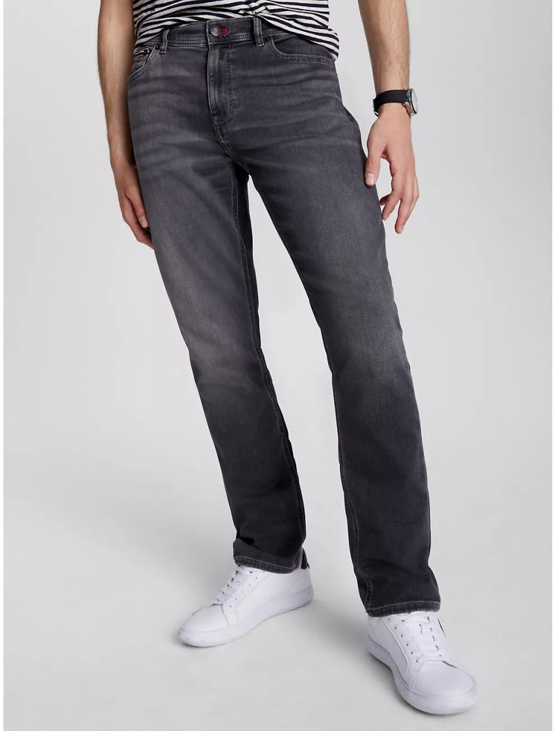 Tommy Hilfiger Straight Fit Grey Jean Jeans GREY WASH | 0839-VZHYT