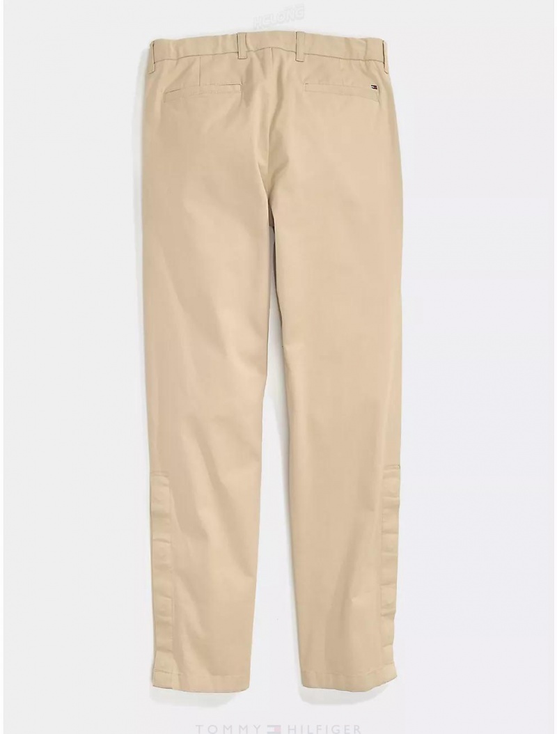 Tommy Hilfiger Stretch Chino Pant Bottoms Sand Khaki | 1357-JYDNU