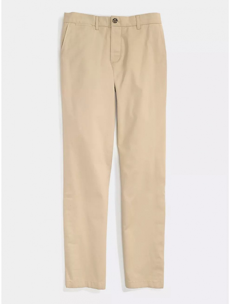 Tommy Hilfiger Stretch Chino Pant Bottoms Sand Khaki | 1357-JYDNU