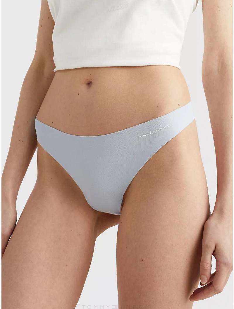 Tommy Hilfiger Stretch Cotton Thong 3-Pack Panties Multi | 9624-WKDVQ