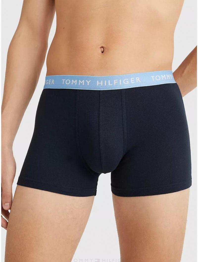 Tommy Hilfiger Stretch Trunk 5-Pack Underwear Yellow Multi | 7869-GVPKN