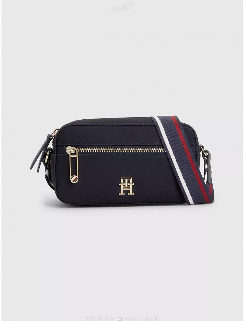 Tommy Hilfiger TH Camera Bag Bags Space Blue | 7293-TYGQK