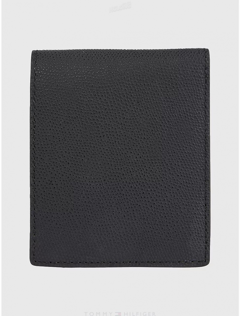 Tommy Hilfiger TH Card Wallet with Coin Pocket Wallets Black | 8719-VDCGP