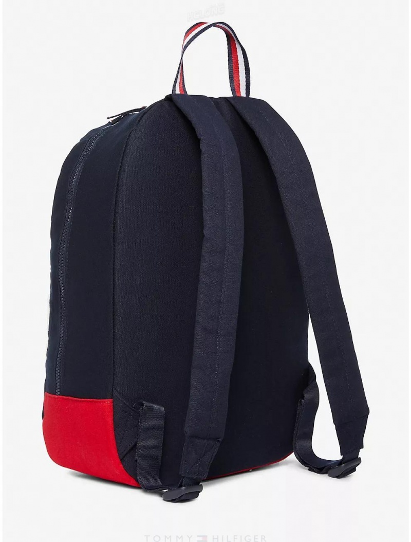 Tommy Hilfiger TH Colorblock Backpack Bags Sky Captain | 3849-RJKBN