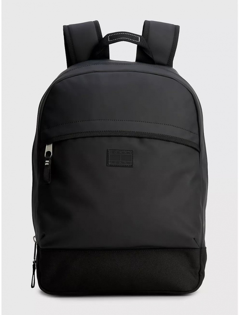 Tommy Hilfiger TJ Dome Backpack Bags Black | 6182-RFMNK