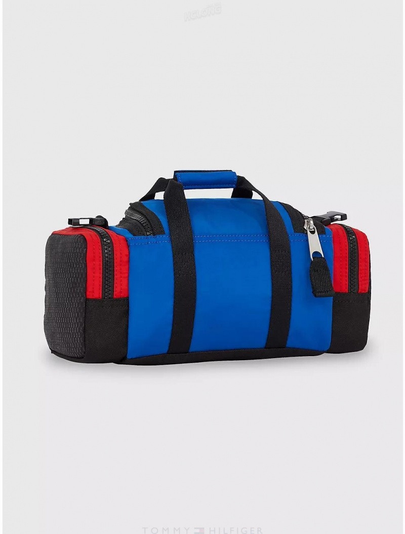 Tommy Hilfiger TJ Heritage Colorblock Micro Duffle Bags Corporate | 1367-QOWKV