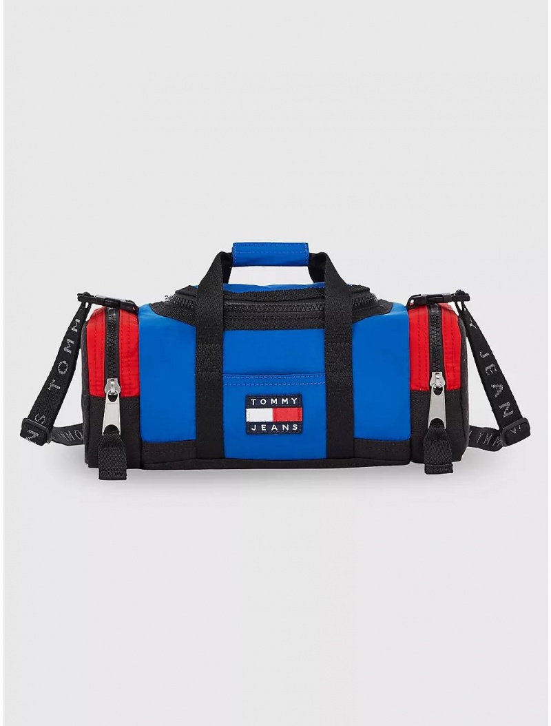 Tommy Hilfiger TJ Heritage Colorblock Micro Duffle Bags Corporate | 1367-QOWKV