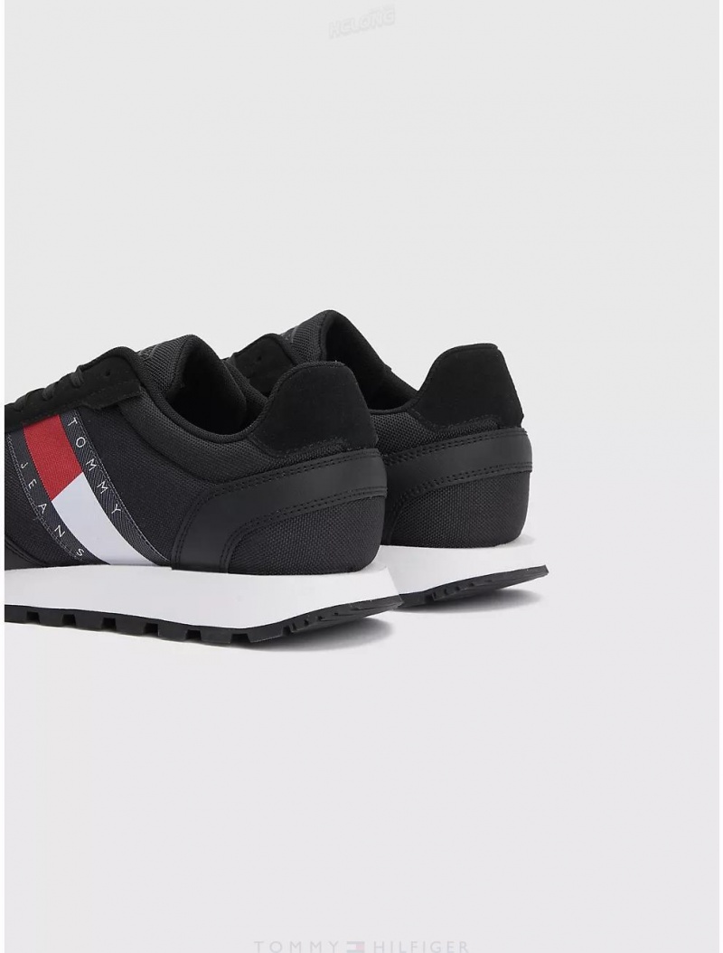 Tommy Hilfiger TJ Retro Sneaker Shoes Black | 0153-RKYAM