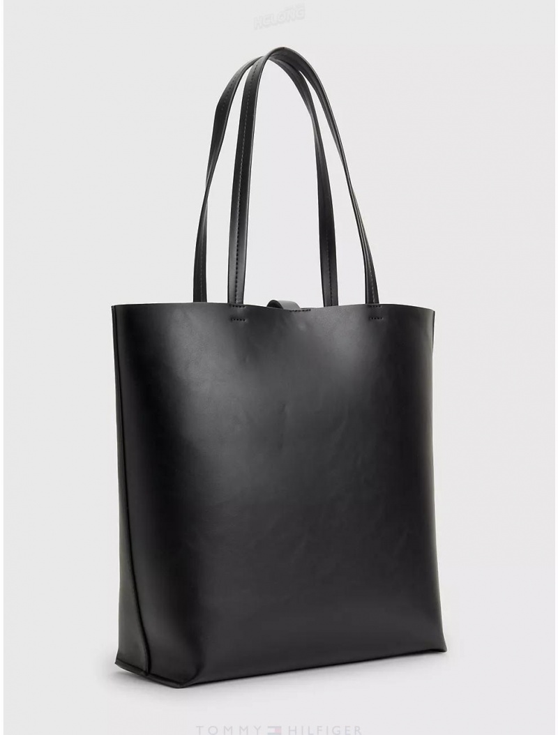 Tommy Hilfiger TJ Tote Bags Black | 5086-BFTGM