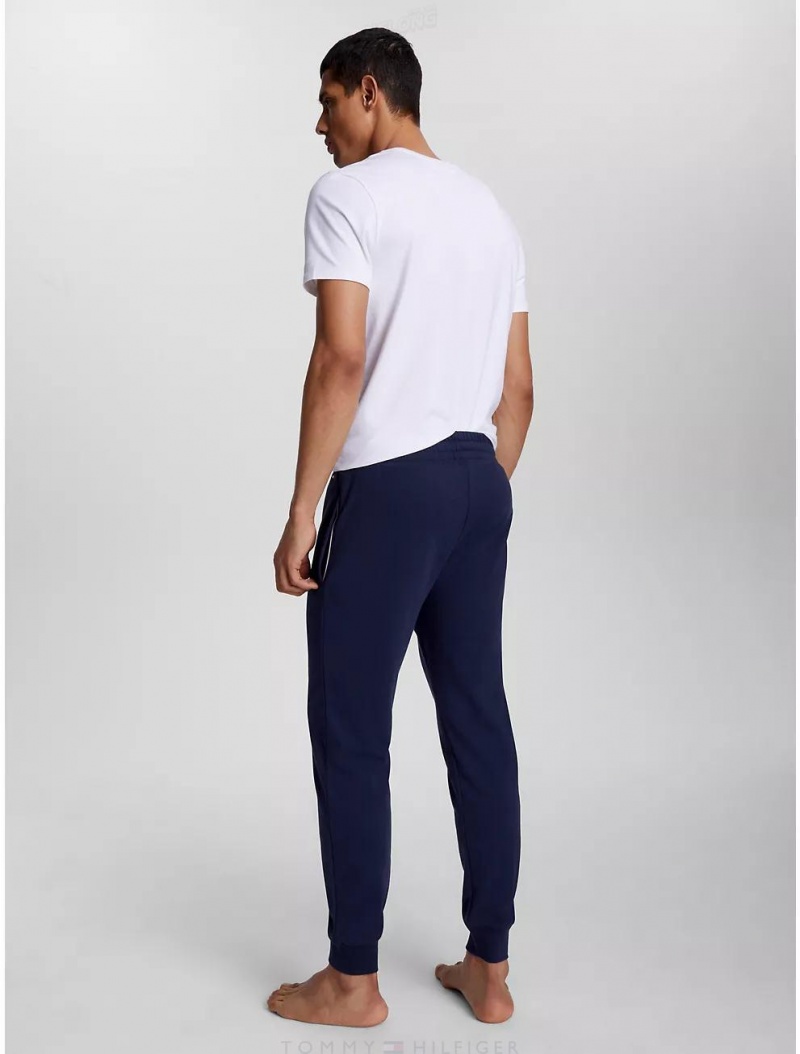 Tommy Hilfiger Terry Jogger Sleepwear Dark Navy | 8364-TFLWB