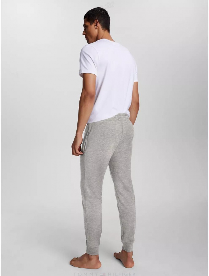 Tommy Hilfiger Terry Jogger Sleepwear Grey Heather | 9614-BAVGL