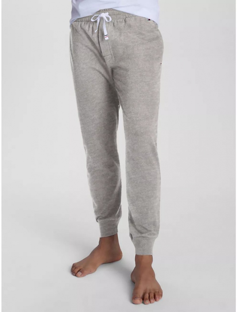 Tommy Hilfiger Terry Jogger Sleepwear Grey Heather | 9614-BAVGL