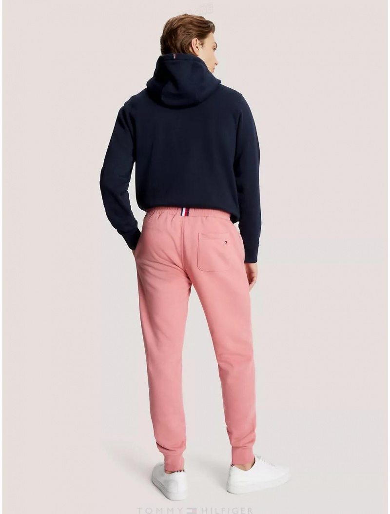 Tommy Hilfiger Tommy Logo Sweatpant Pants Pink Blossom | 5314-MUITE