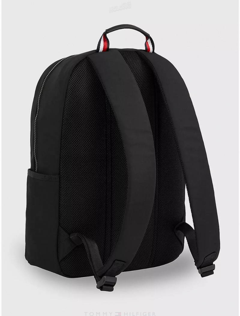 Tommy Hilfiger Utility Backpack Bags Black | 2051-KEPWH